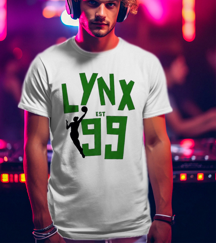 Lynx EST 99 Green Basketball T-Shirt