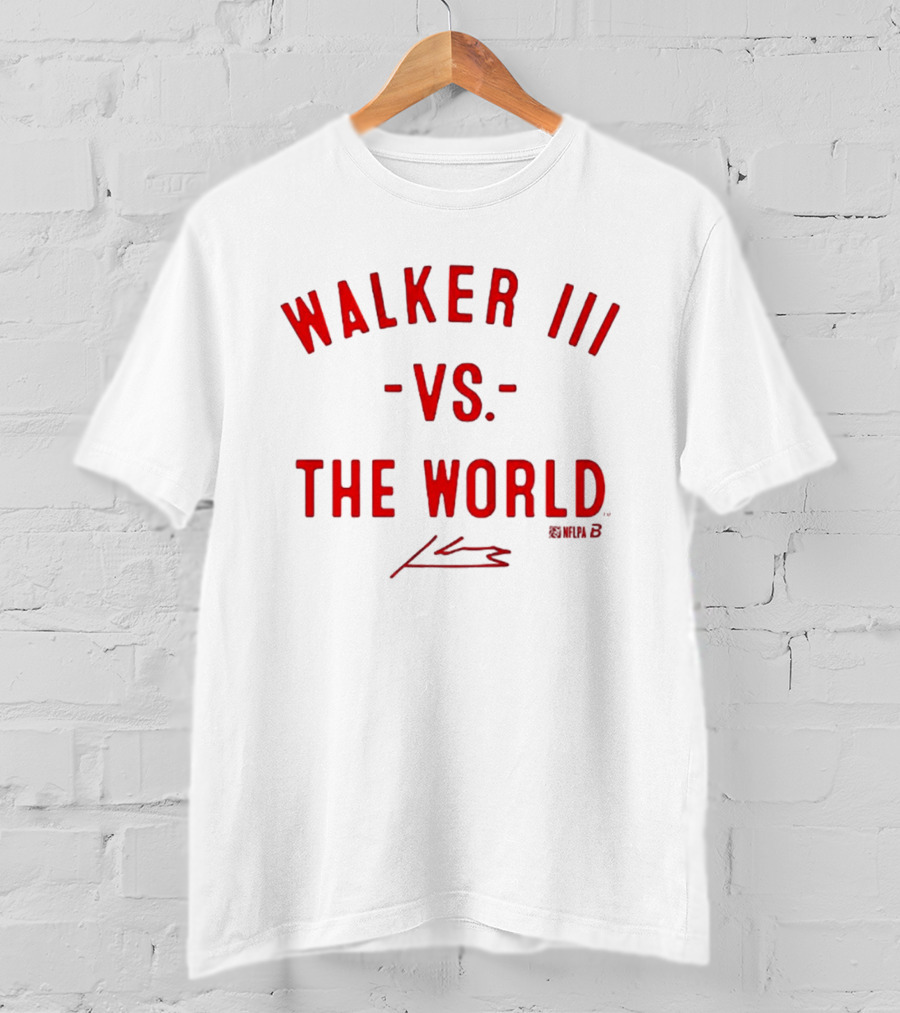 Walker III Vs The World Football Signature T-Shirt