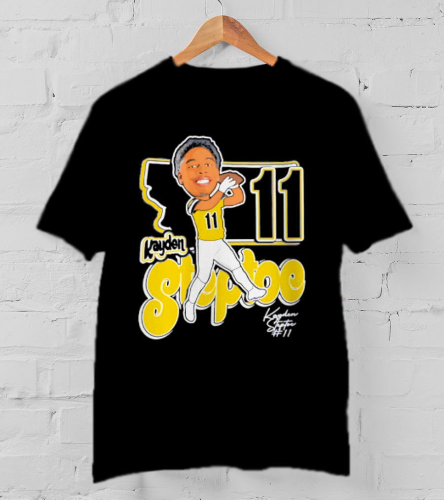 Montana State Bobcats Kayden Steptoe 11 Caricature 2026 T-Shirt