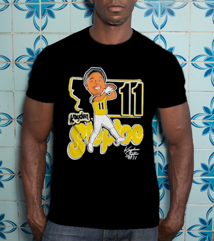 Montana State Bobcats Kayden Steptoe 11 Caricature 2026 T-Shirt