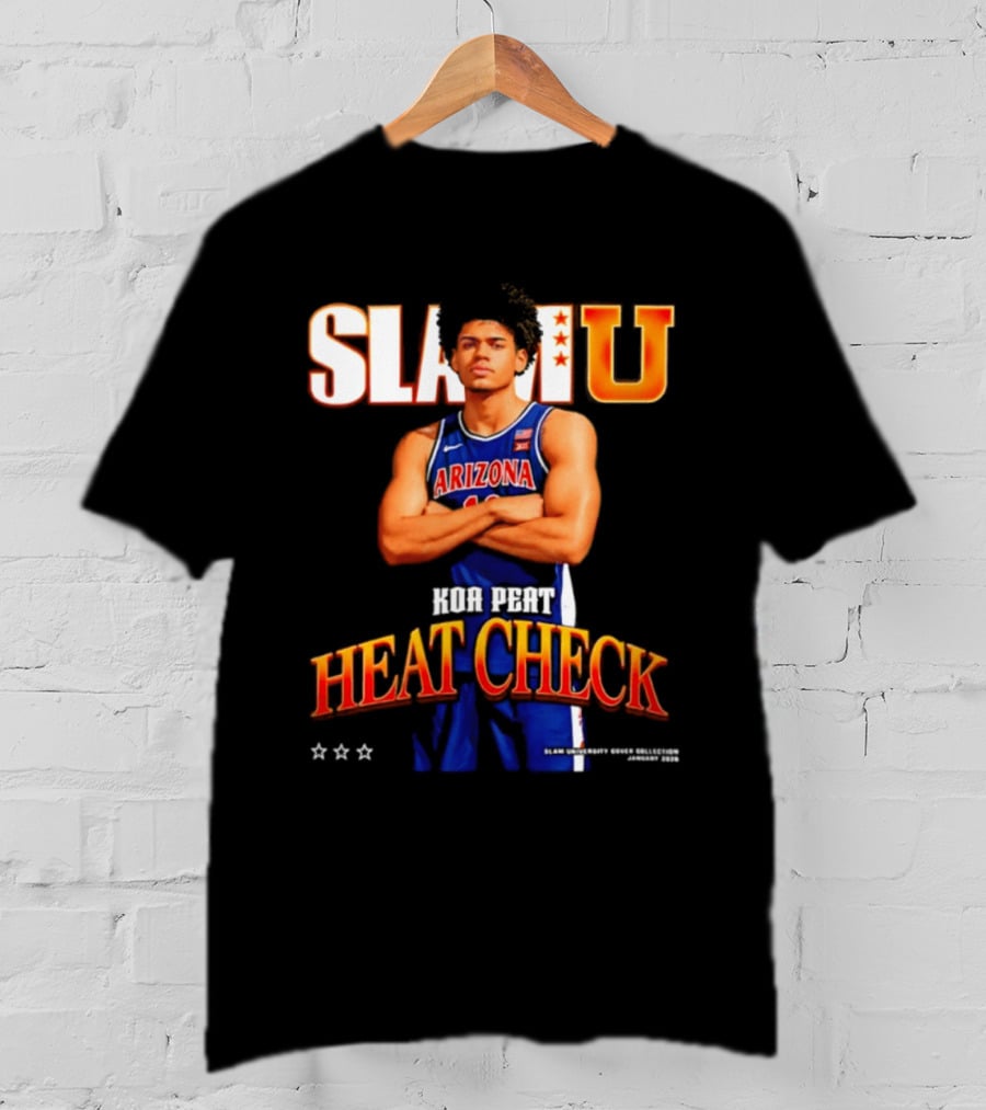 SlamU Arizona Heart Check Koa Peat T-Shirt