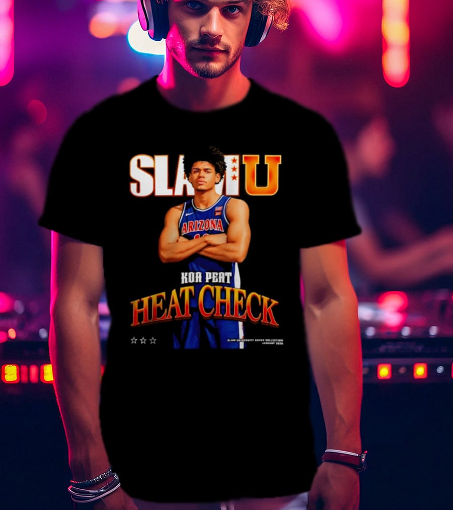 SlamU Arizona Heart Check Koa Peat T-Shirt