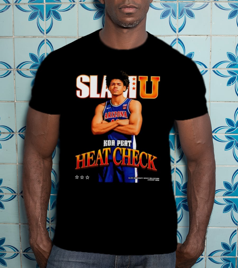 SlamU Arizona Heart Check Koa Peat T-Shirt