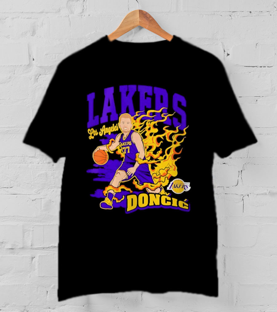 Los Angeles Lakers Luka Dončić Los Angeles Lakers Dončić T-Shirt