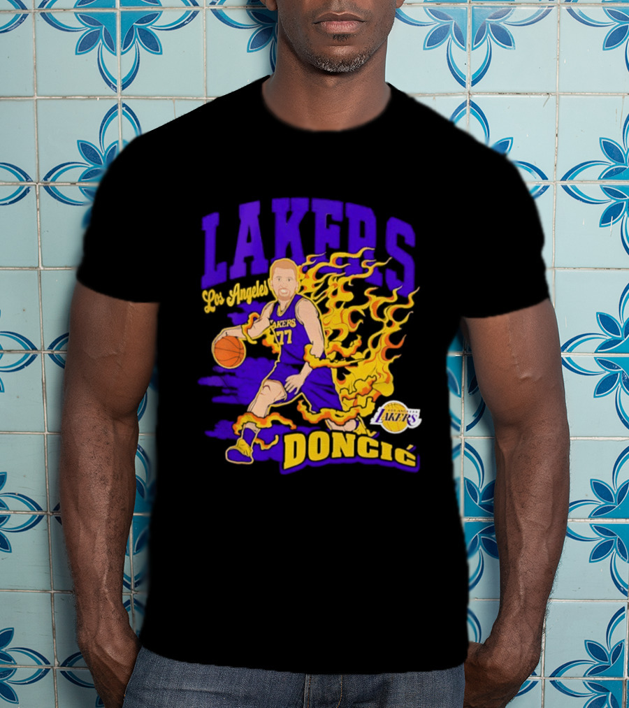 Los Angeles Lakers Luka Dončić Los Angeles Lakers Dončić T-Shirt