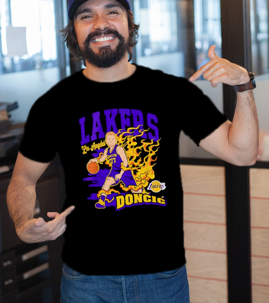 Los Angeles Lakers Luka Dončić Los Angeles Lakers Dončić T-Shirt