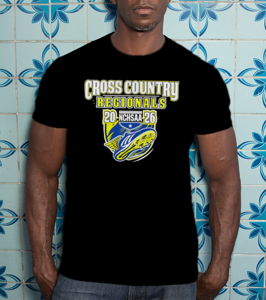 Cross Country Regionals 2026 North Carolina Running Event Crest T-Shirt
