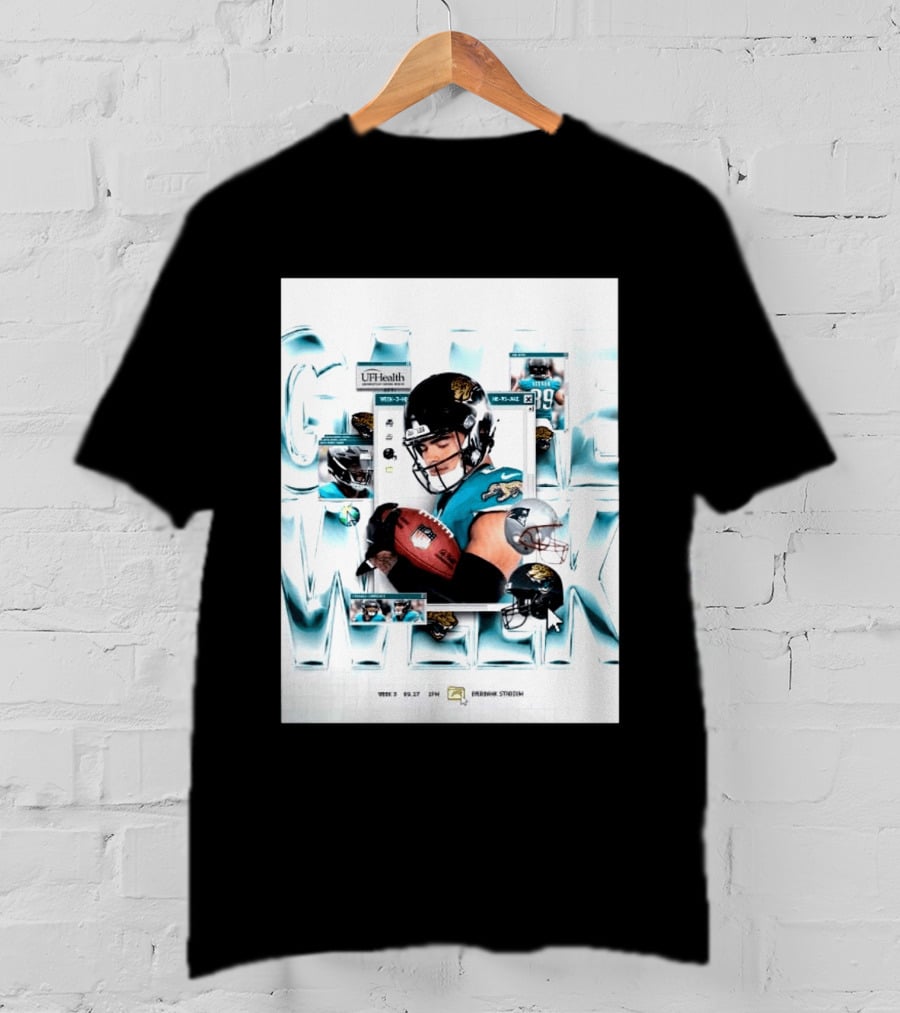 New England Patriots Vs Jacksonville Jaguars Game Week 3 EverBank Stadium September 27 2026 T-Shirt