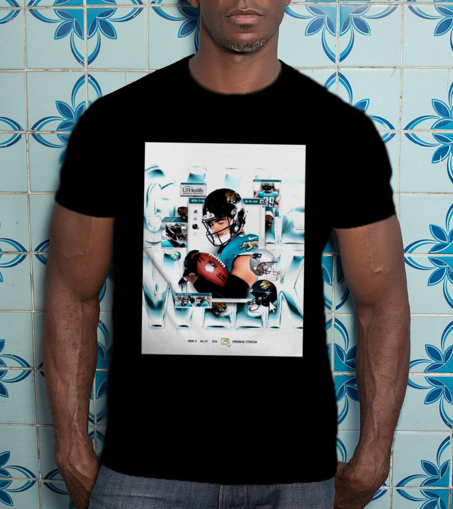 New England Patriots Vs Jacksonville Jaguars Game Week 3 EverBank Stadium September 27 2026 T-Shirt