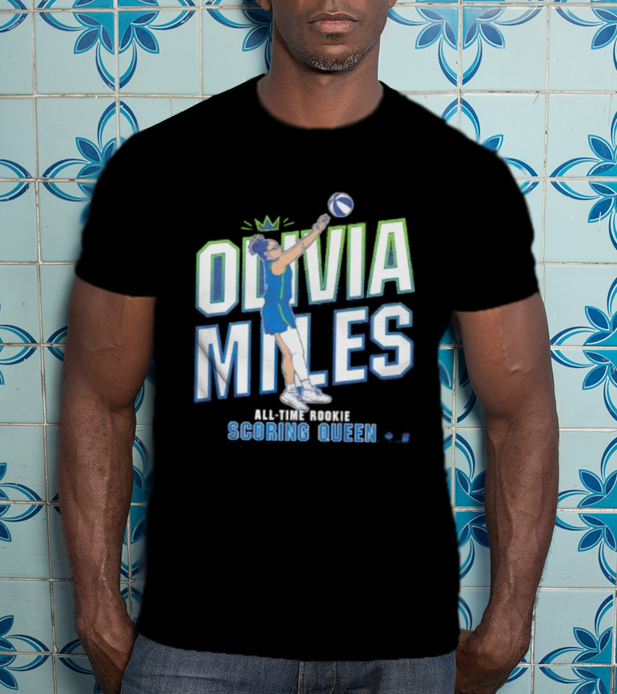Olivia Miles All Time Rookie Scoring Queen Basketball T-Shirt