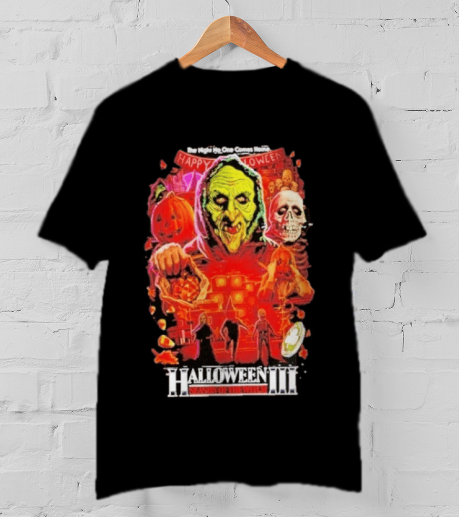 Halloween III Season Of The Witchcraft Happy Halloween Jack O' Lantern Skeleton Pumpkin T-Shirt