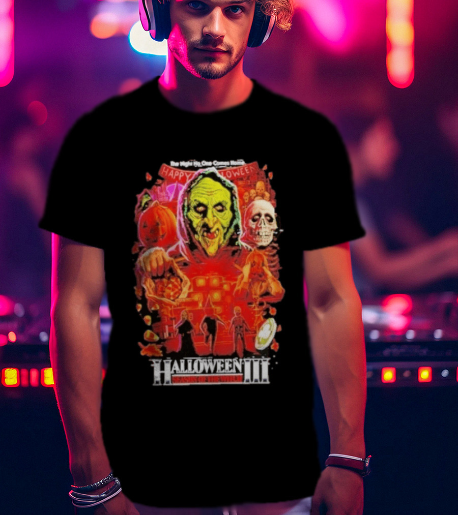 Halloween III Season Of The Witchcraft Happy Halloween Jack O' Lantern Skeleton Pumpkin T-Shirt
