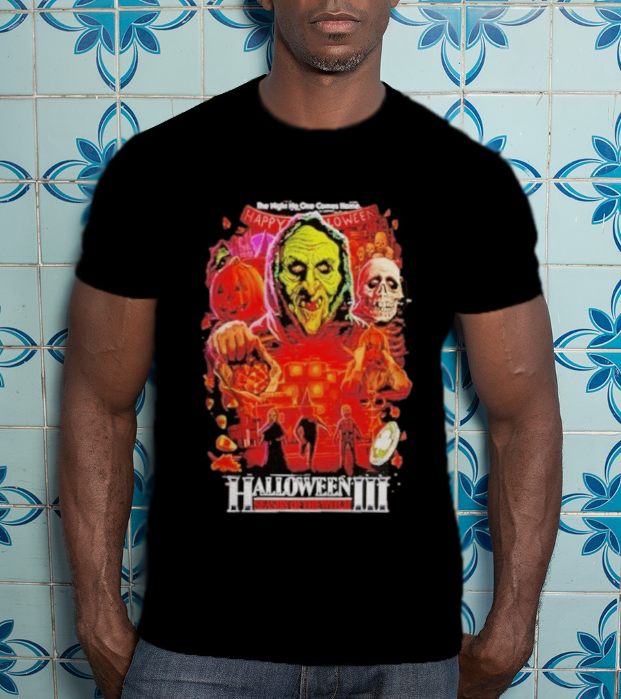 Halloween III Season Of The Witchcraft Happy Halloween Jack O' Lantern Skeleton Pumpkin T-Shirt