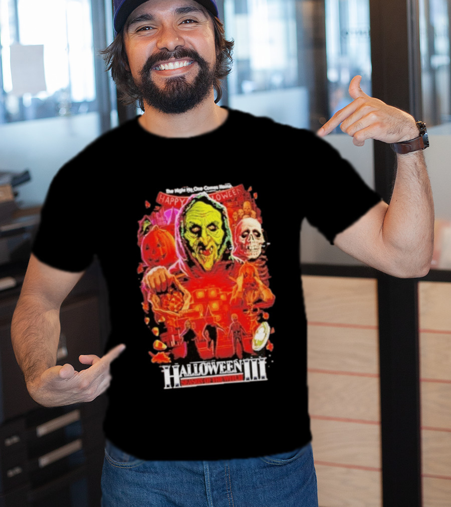 Halloween III Season Of The Witchcraft Happy Halloween Jack O' Lantern Skeleton Pumpkin T-Shirt