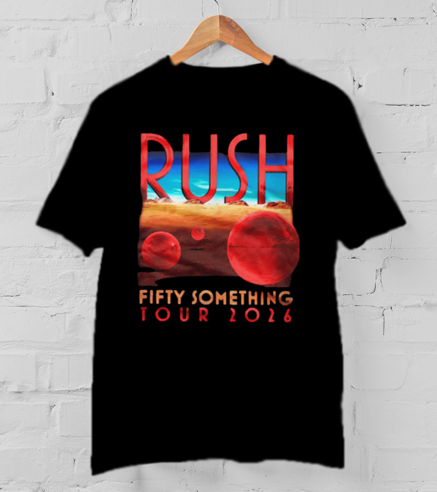 Rush Fifty Something Tour 2026 Spheres T-Shirt