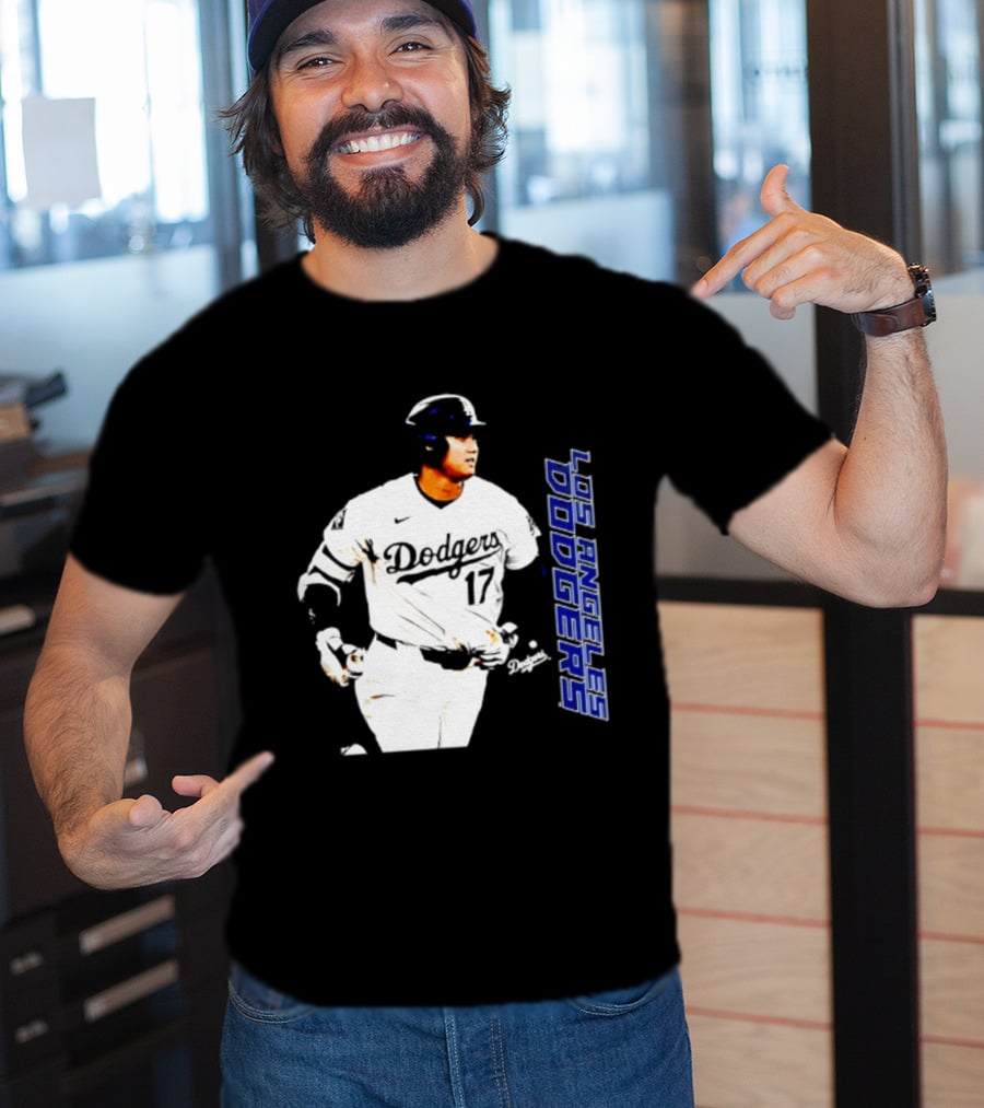 Shohei Ohtani Los Angeles Dodgers MLB Swing 17 T-Shirt