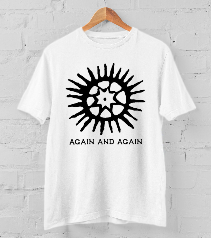 Again And Again Sun Minimalist Starburst T-Shirt