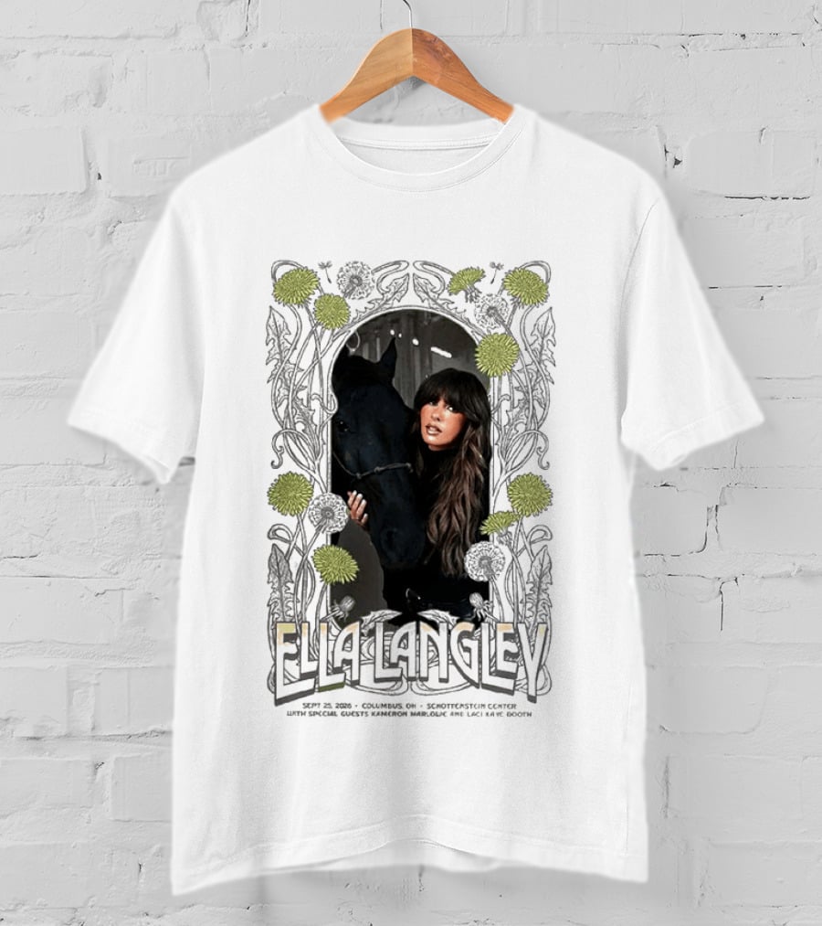 Ella Langley Columbus OH Special Guests Schottenstein Center September 25 2026 T-Shirt