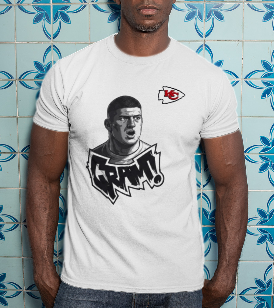 George Karlaftis GRM KC Chiefs Football Player T-Shirt