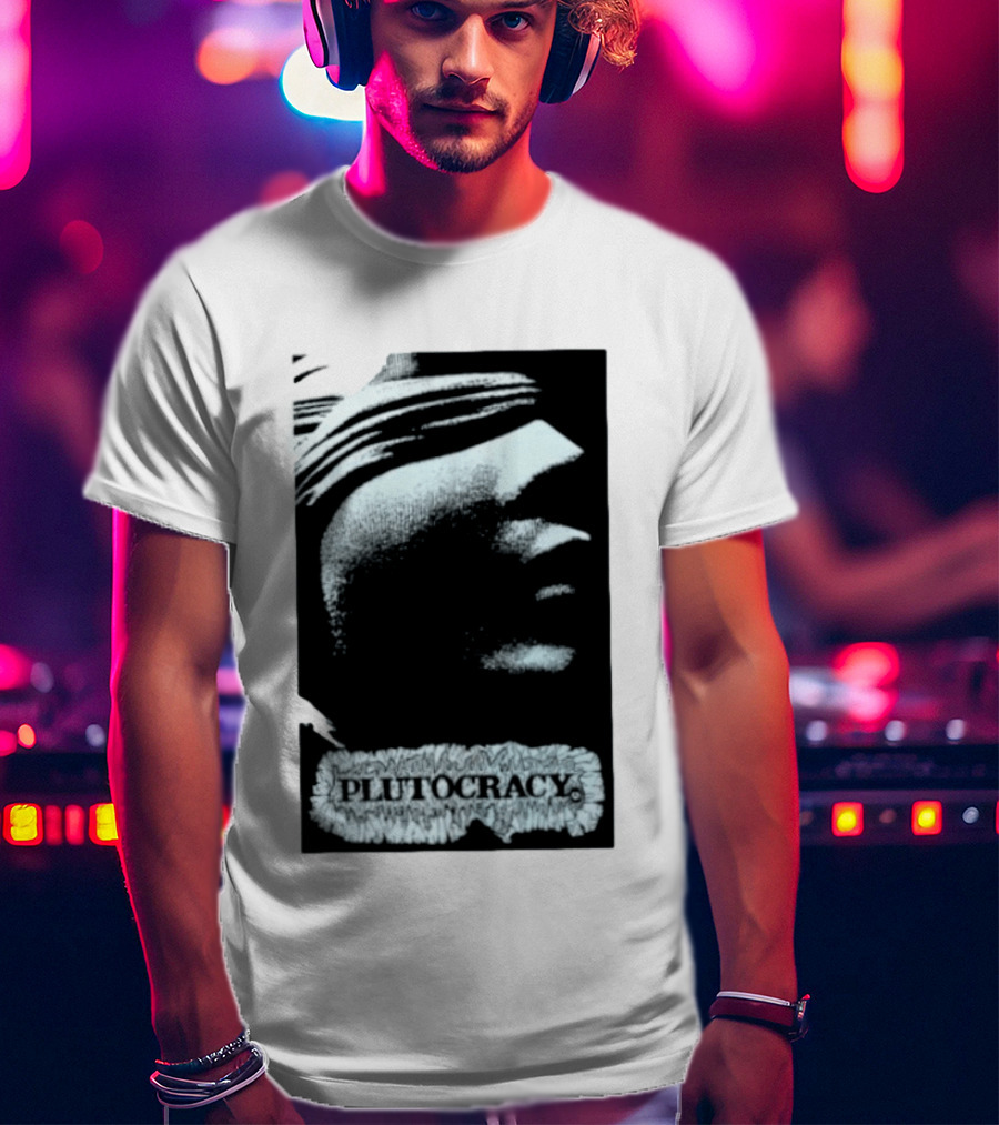 Plutocracy Anarchist Anti Capitalist Political Protest Blindfolded Justice T-Shirt