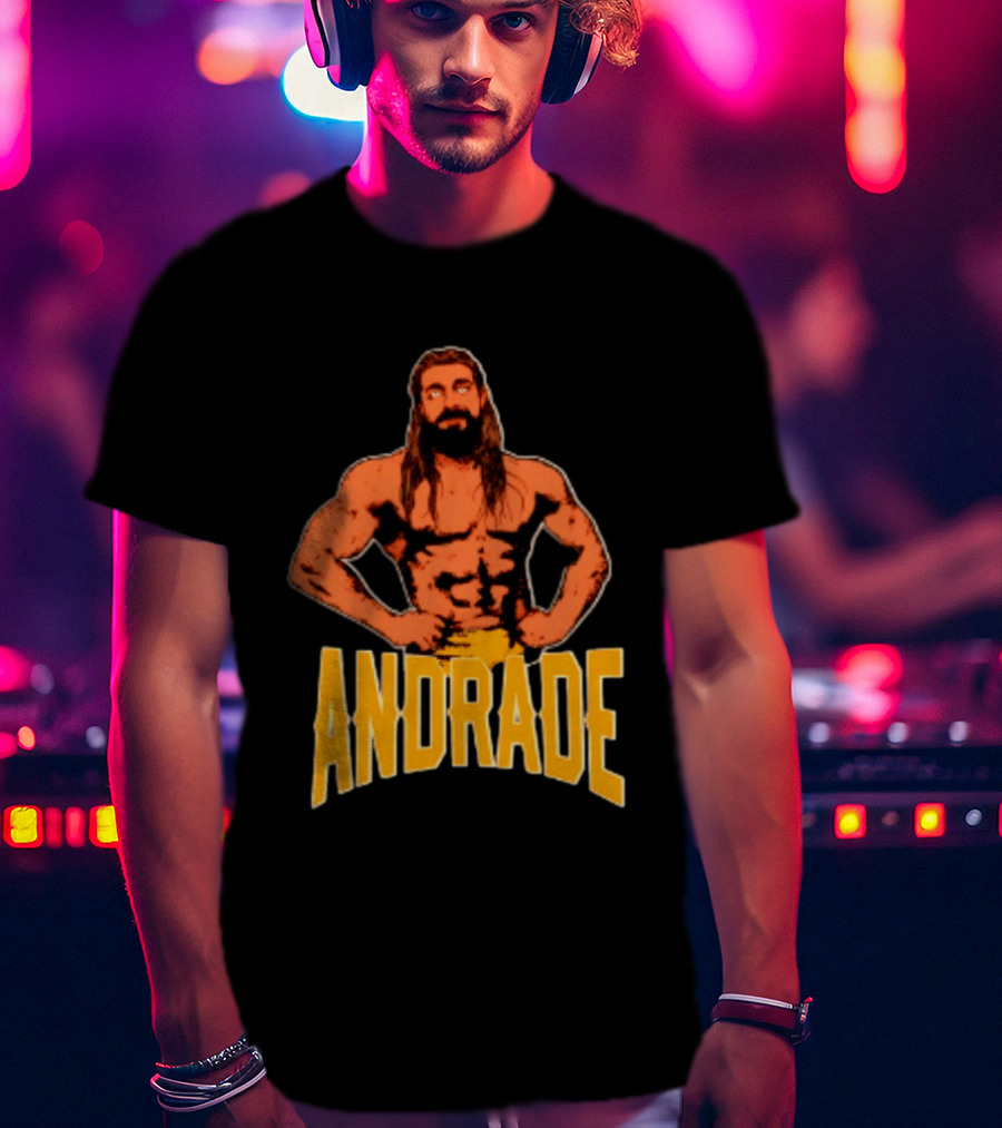 Andrade AEW Wrestling Lucha Libre Iconic Pose T-Shirt
