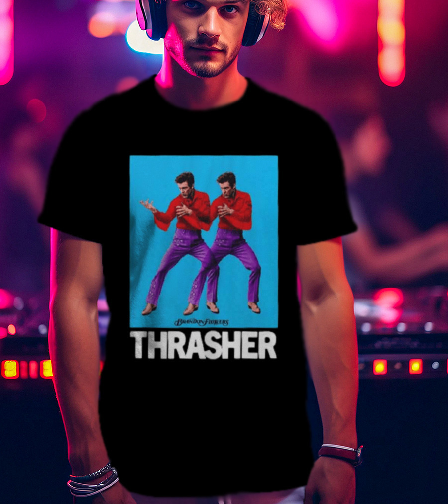 Brandon Flowers 2026 Thrasher Tour Double Vision T-Shirt