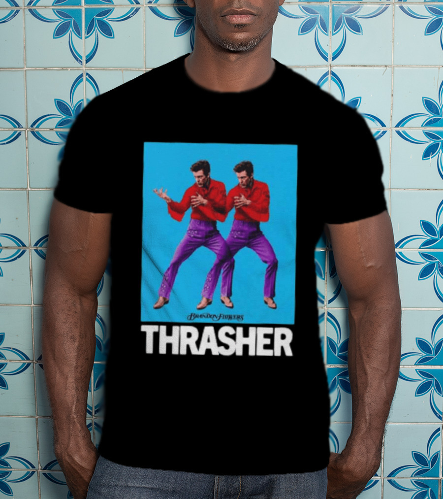 Brandon Flowers 2026 Thrasher Tour Double Vision T-Shirt