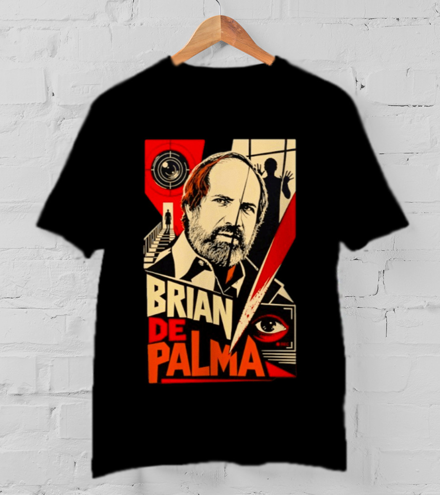 Brian De Palma The Camera Never Tells The Whole Truth Retro Film Noir T-Shirt