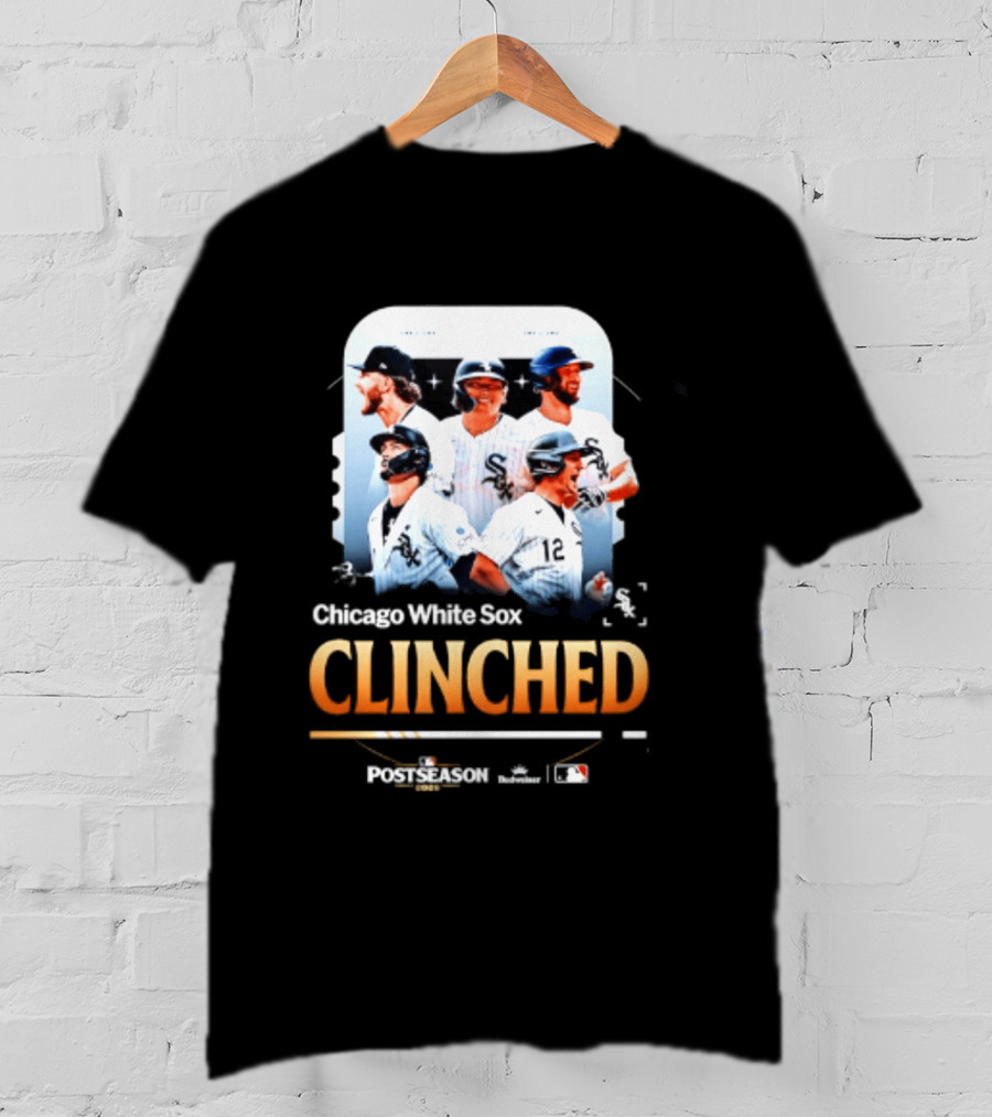Chicago White Sox Clinched 2026 MLB Postseason Players Celebration T-Shirt