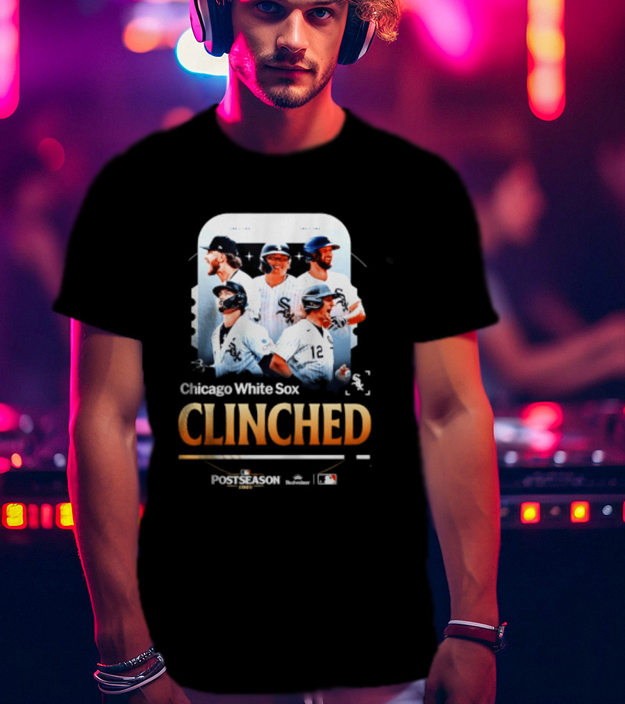Chicago White Sox Clinched 2026 MLB Postseason Players Celebration T-Shirt