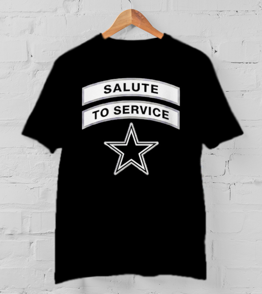 Dallas Cowboys Salute To Service Star 2026 T-Shirt