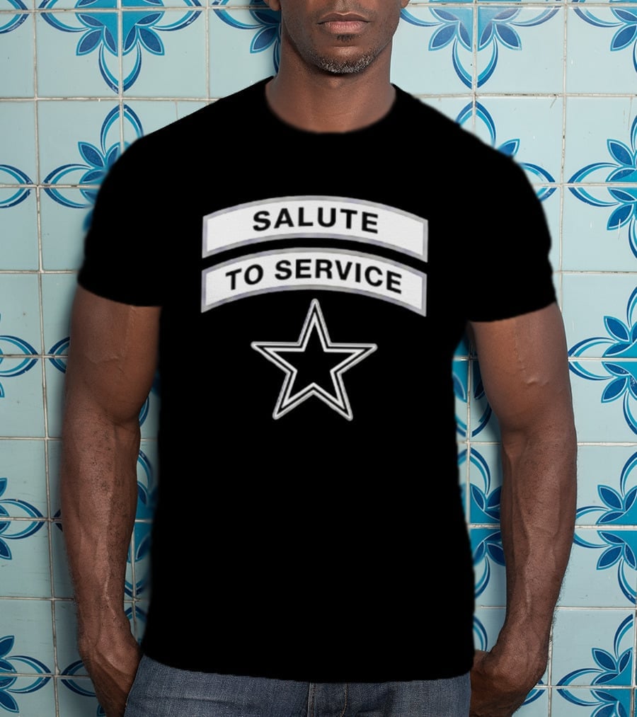 Dallas Cowboys Salute To Service Star 2026 T-Shirt