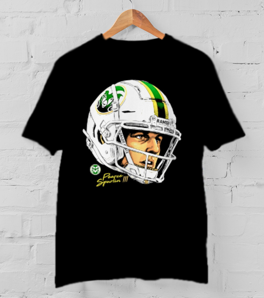 Darius Curry 3 Colorado State Rams NCAA Football Swag Head Prestigue Signature T-Shirt