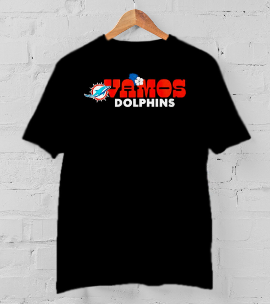 Miami Dolphins Vamos Hispanic Heritage Month Teal 2026 Celebrating Culture And Pride T-Shirt