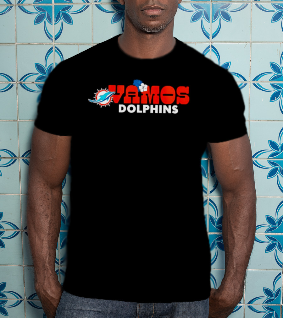 Miami Dolphins Vamos Hispanic Heritage Month Teal 2026 Celebrating Culture And Pride T-Shirt