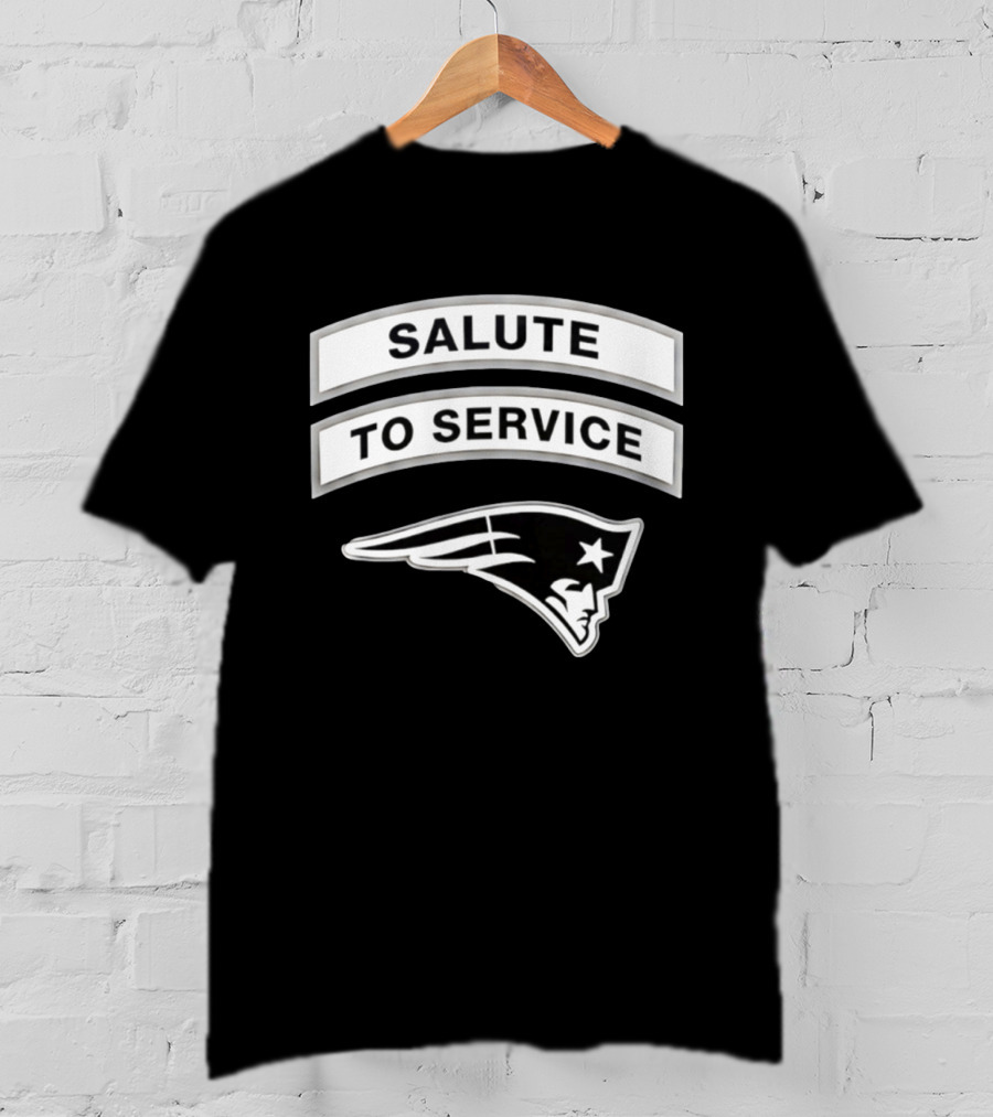 New England Patriots Salute To Service 2026 Patriots Team T-Shirt