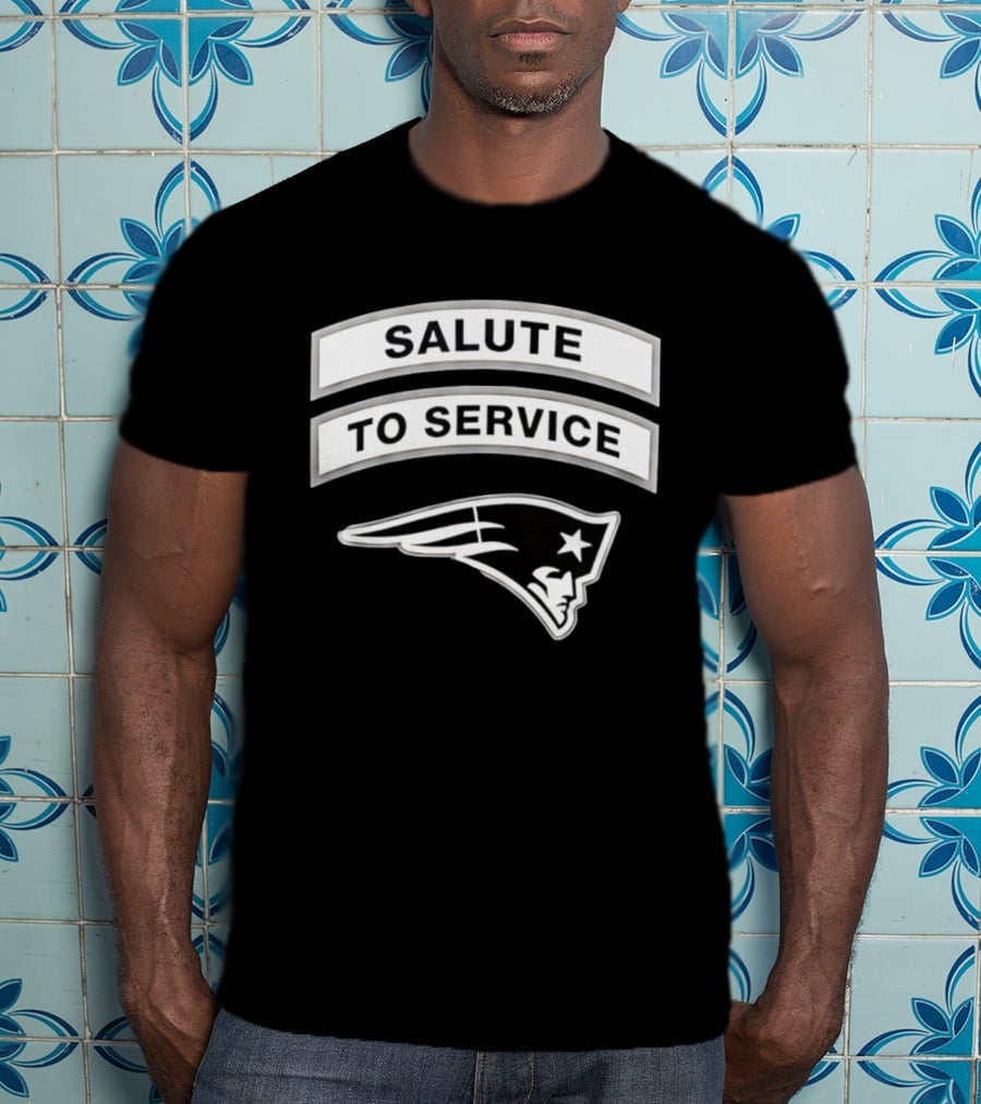 New England Patriots Salute To Service 2026 Patriots Team T-Shirt