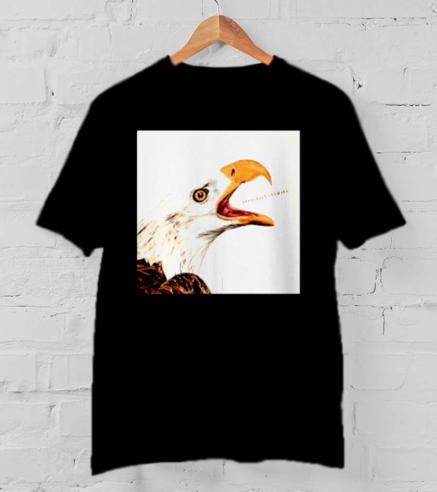 Democracy Forward Bald Eagle Patriotic T-Shirt