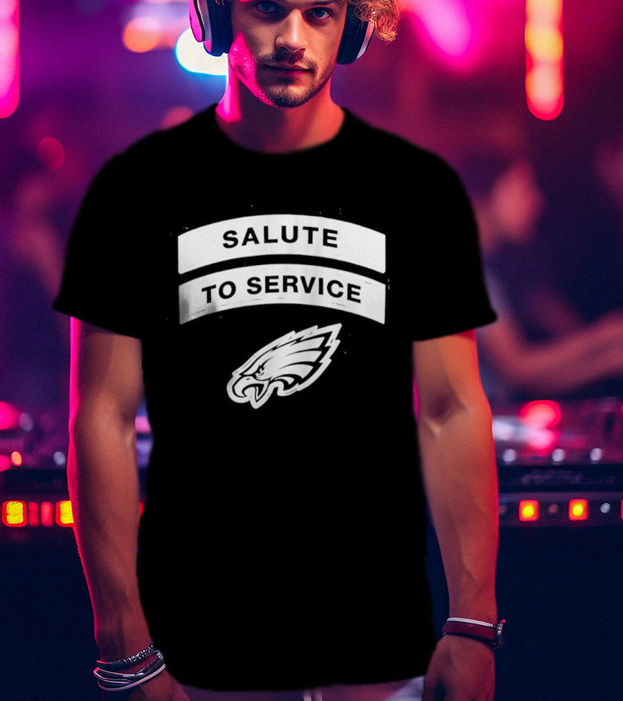 Philadelphia Eagles Salute To Service 2026 T-Shirt