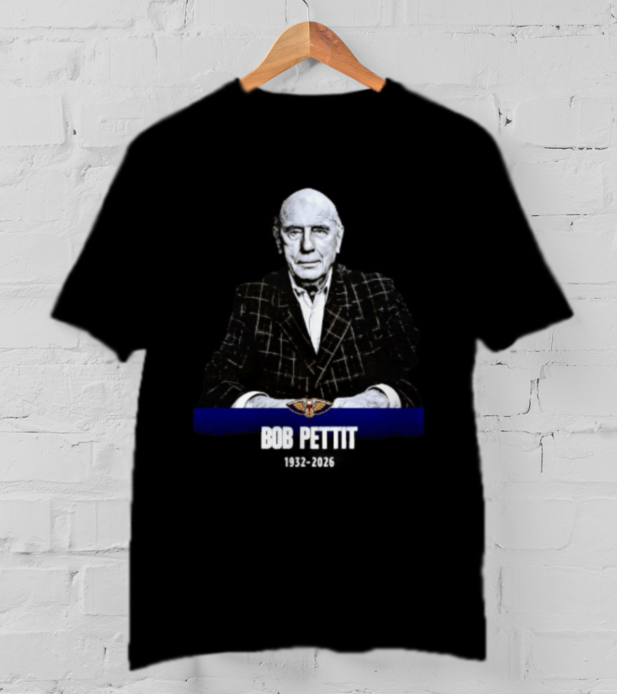 Bob Pettit 1932 2026 Pelicans T-Shirt