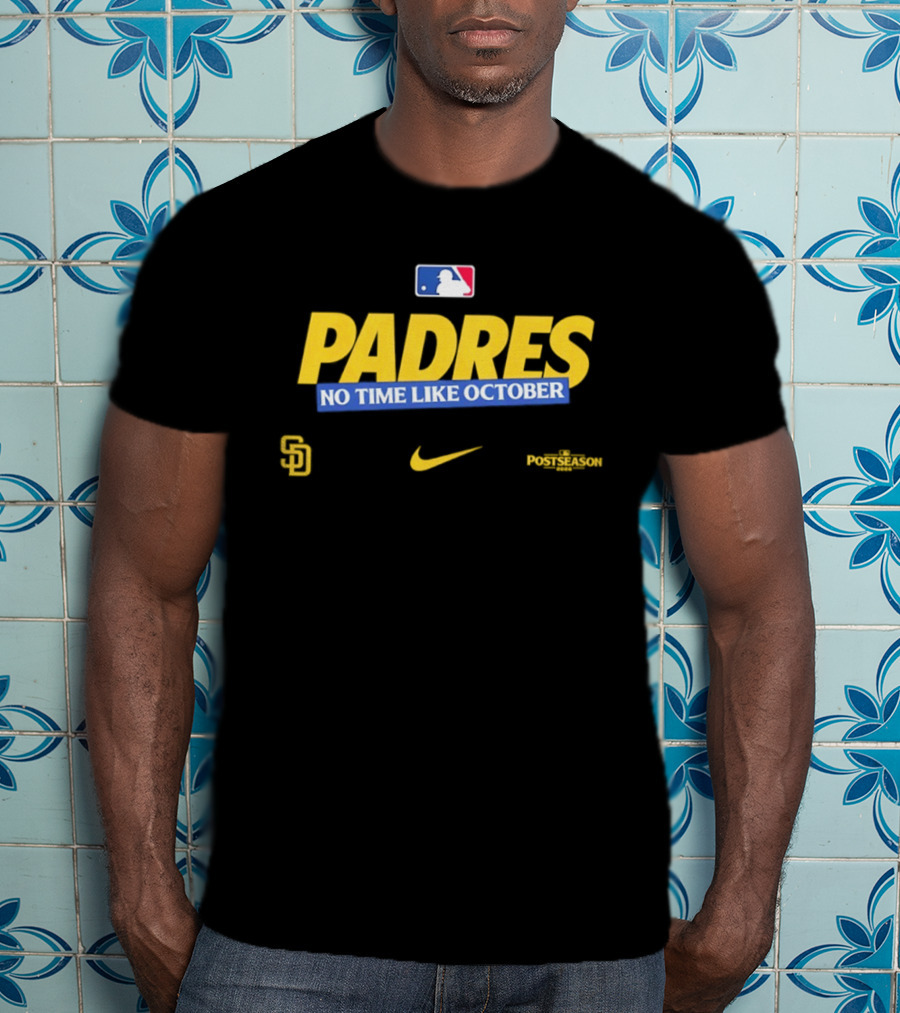 San Diego Padres No Time Like October 2026 MLB Postseason Nike T-Shirt