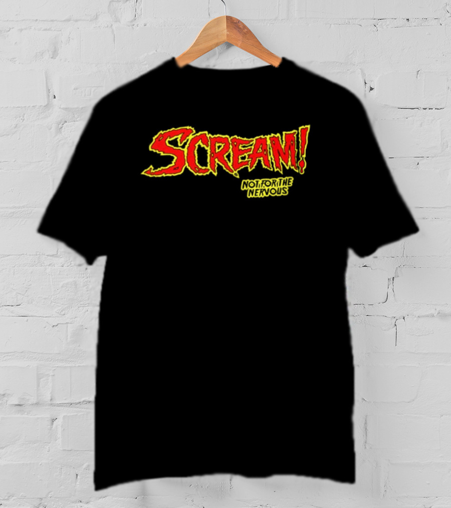 Scream Holiday Special Not For The Nervous Creepiest Special Ever Be Warned 2 Sided T-Shirt