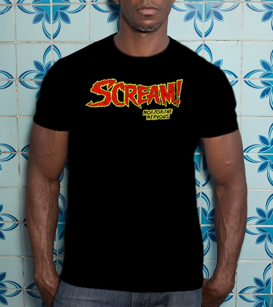 Scream Holiday Special Not For The Nervous Creepiest Special Ever Be Warned 2 Sided T-Shirt