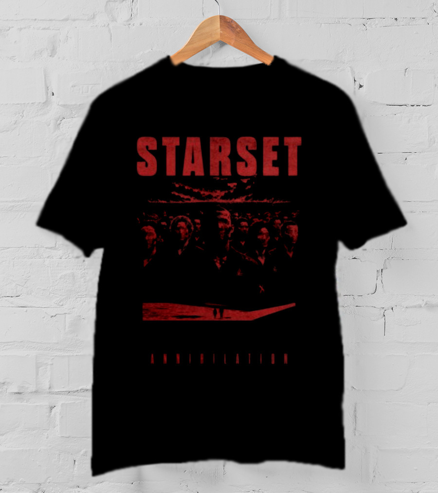 Starset Demonstration Faceless Red T-Shirt