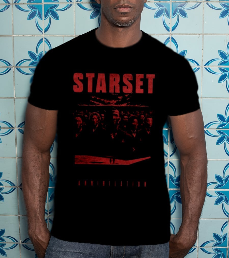 Starset Demonstration Faceless Red T-Shirt