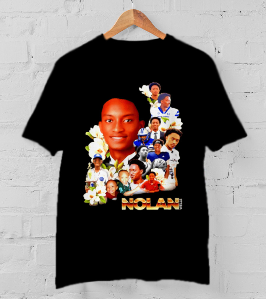 Justice For Nolan Wells 2026 Memorial Collage T-Shirt