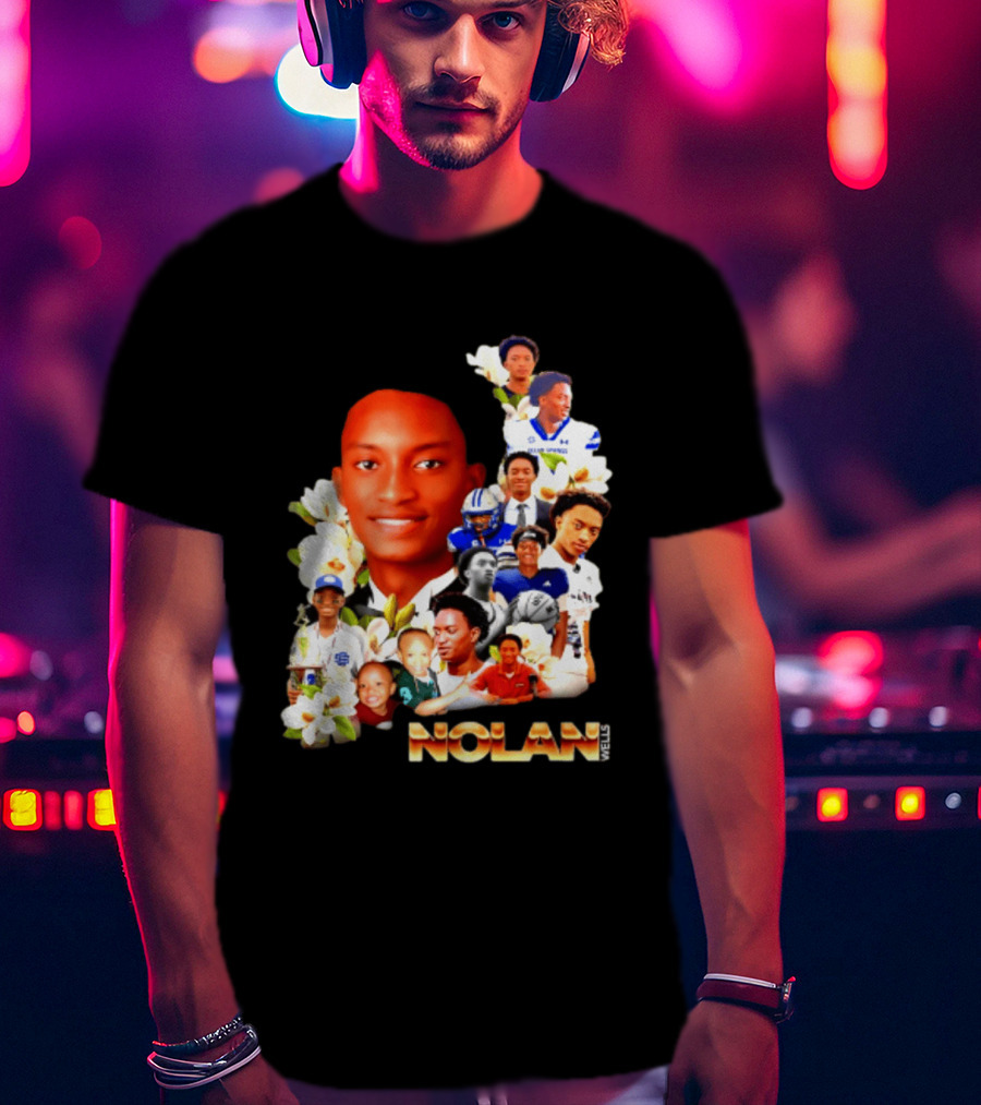 Justice For Nolan Wells 2026 Memorial Collage T-Shirt