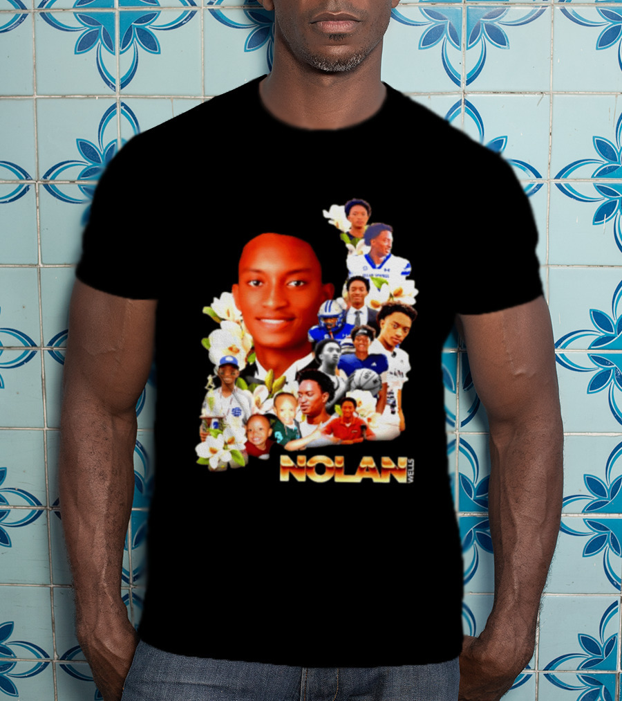 Justice For Nolan Wells 2026 Memorial Collage T-Shirt