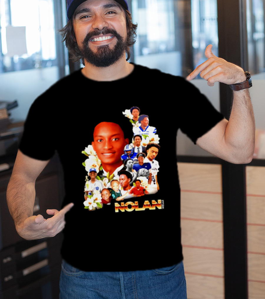 Justice For Nolan Wells 2026 Memorial Collage T-Shirt