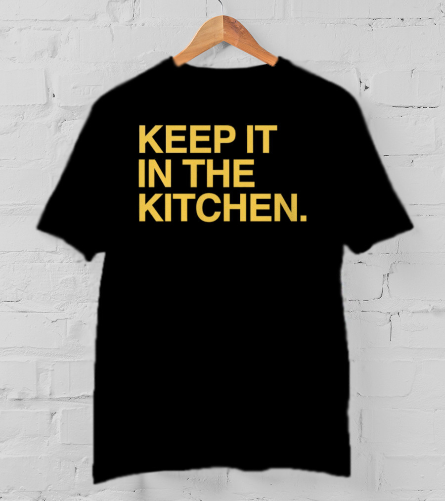KEEP IT IN THE KITCHEN Notre Dame Fighting Irish Football T-Shirt